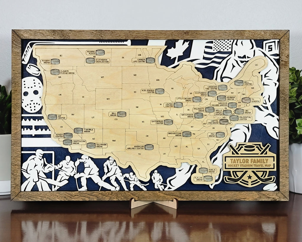 Personalized Stadium Tour Maps