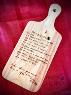 Handwritten Recipe Boards