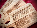 Handwritten Recipe Boards