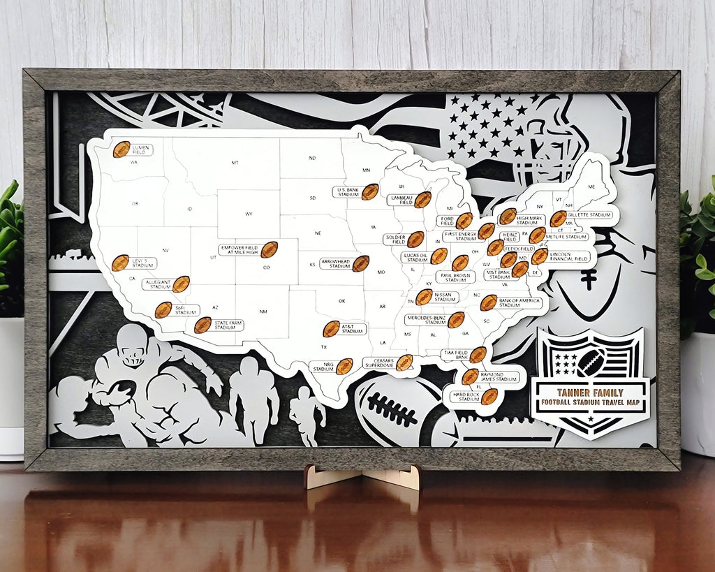 Personalized Stadium Tour Maps
