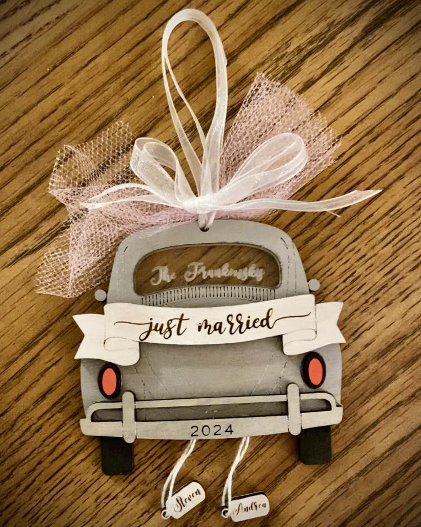 Wedding Car Ornament