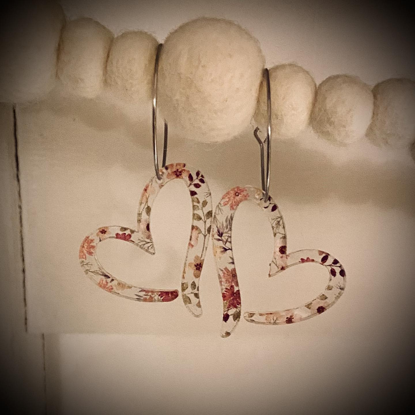 Open Heart Earrings
