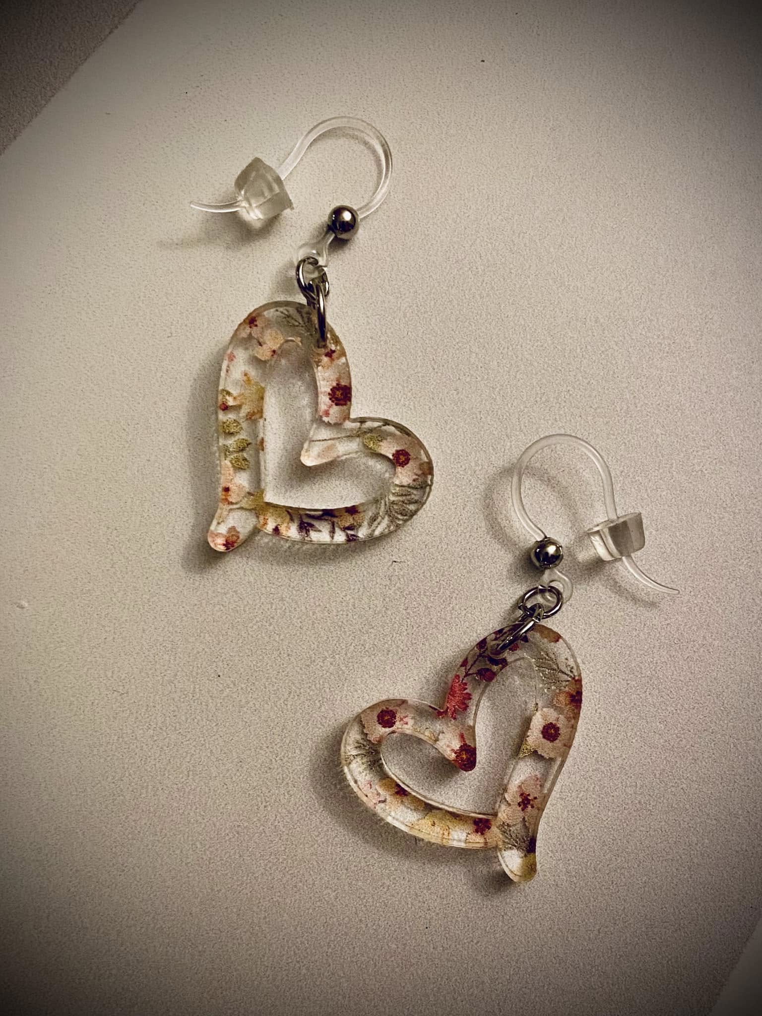 Open Heart Earrings