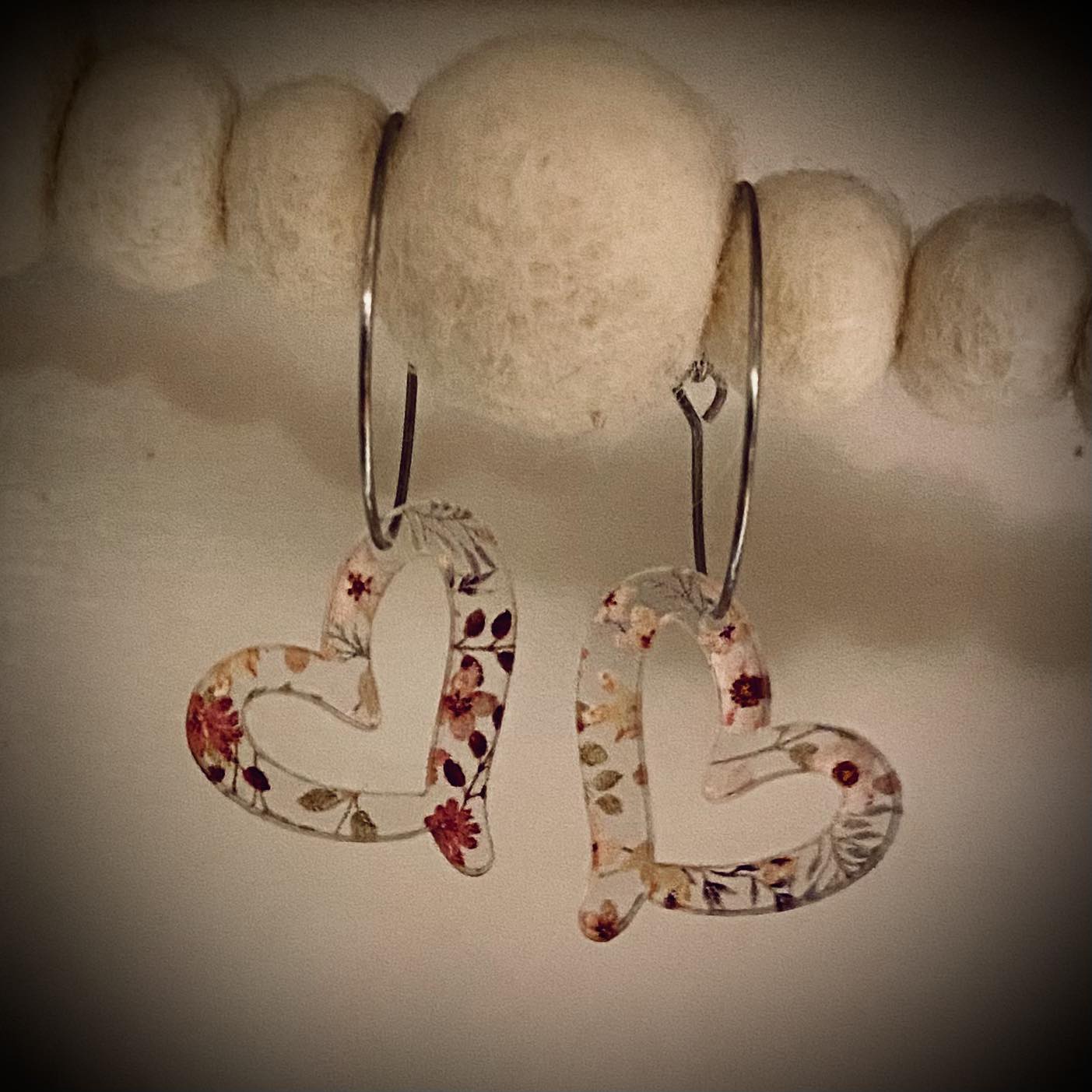 Open Heart Earrings