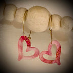 Open Heart Earrings