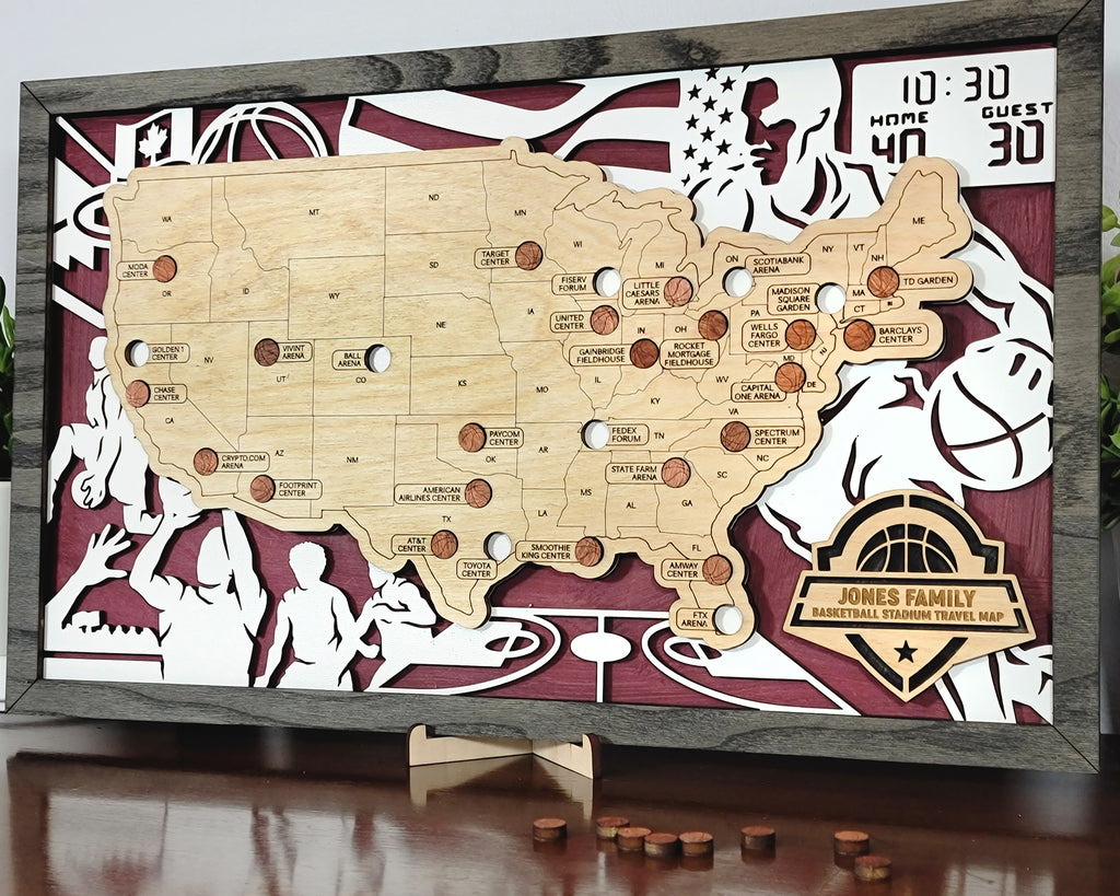 Personalized Stadium Tour Maps