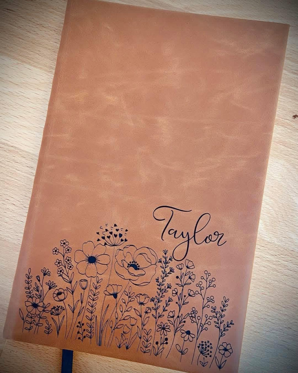 Engraved Leather Journal