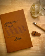 Engraved Leather Journal