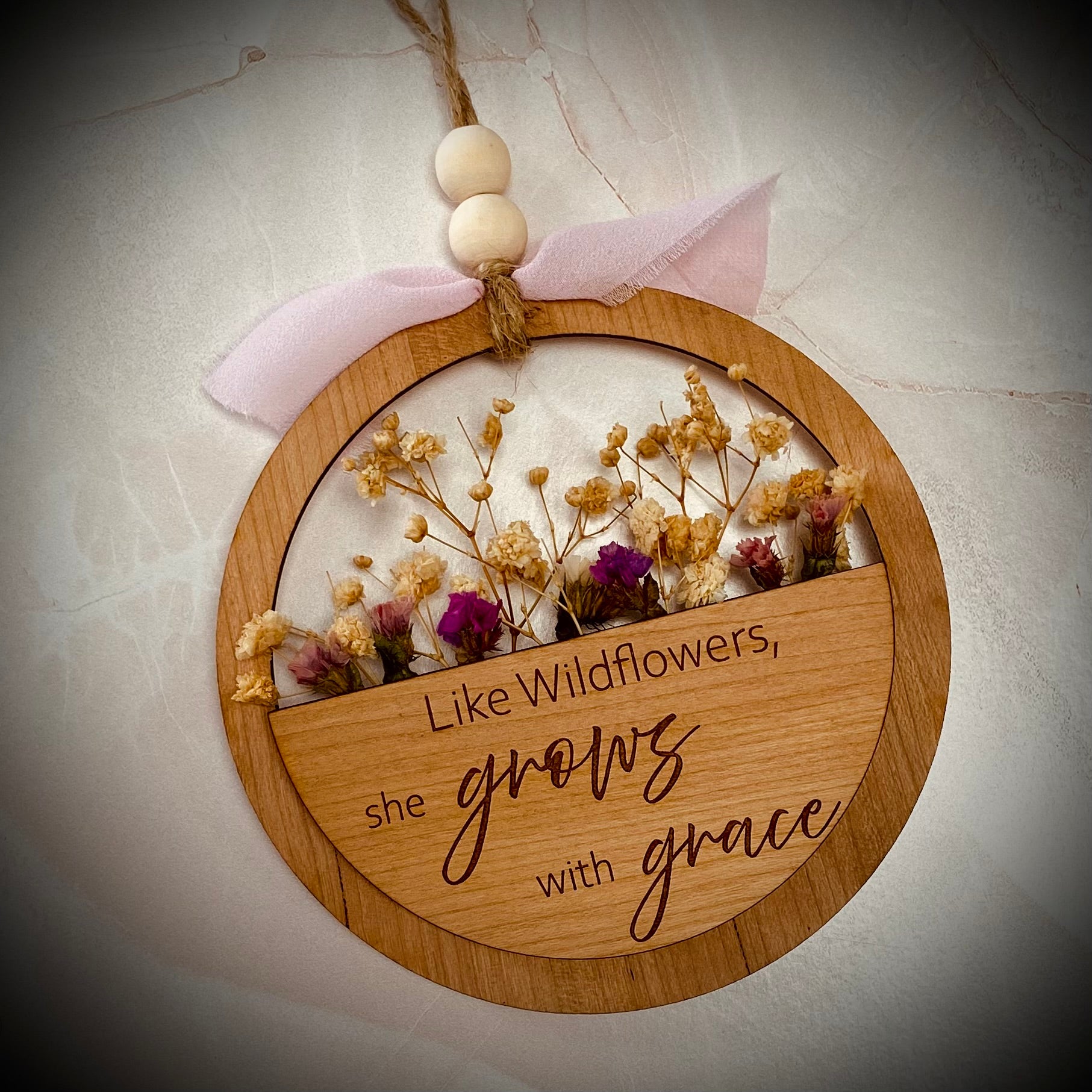 Dried Floral Ornament