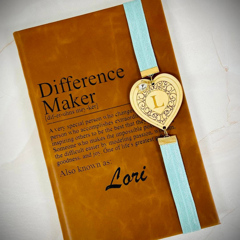 Monogrammed Engraved Bookmark