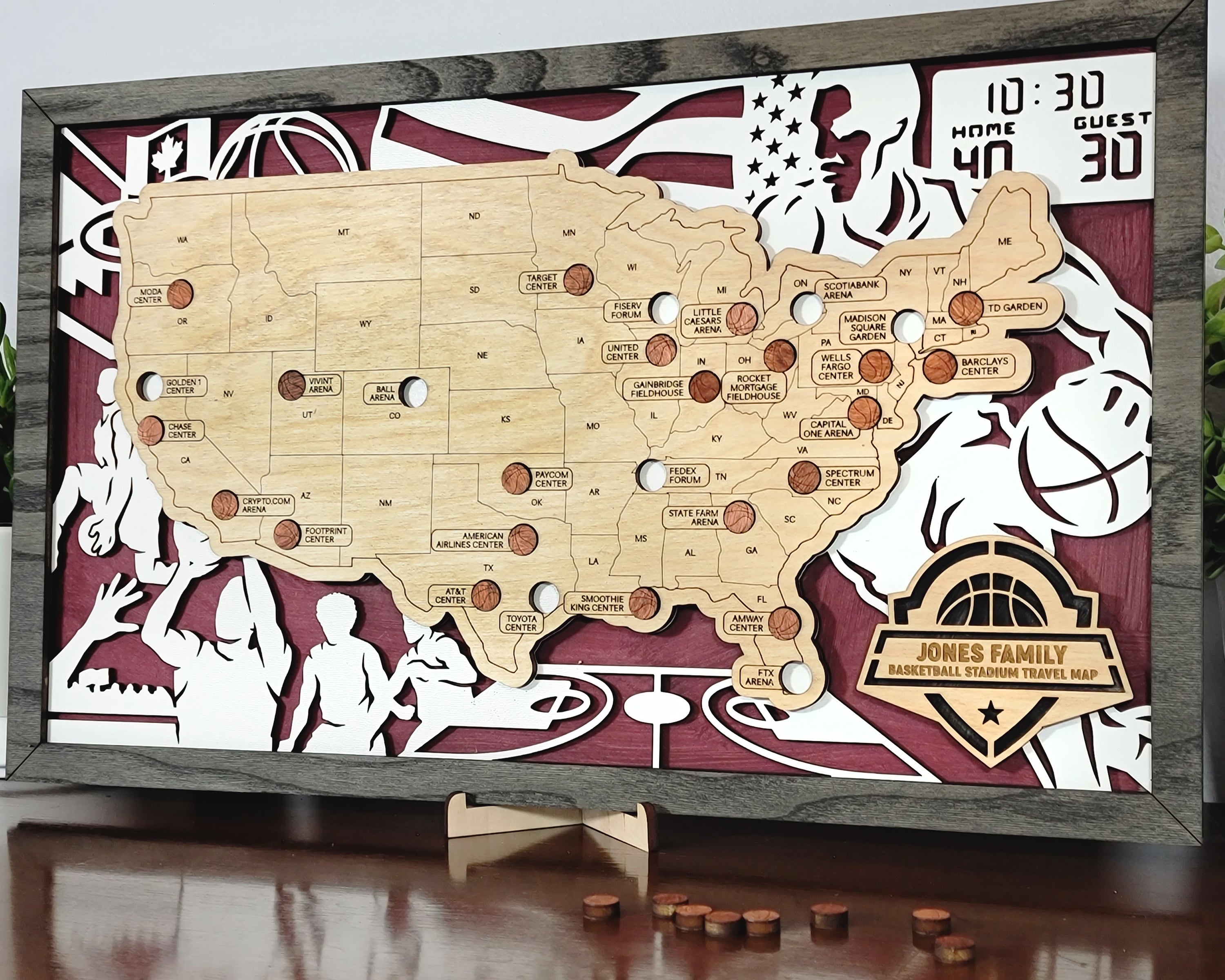 Personalized Stadium Tour Maps