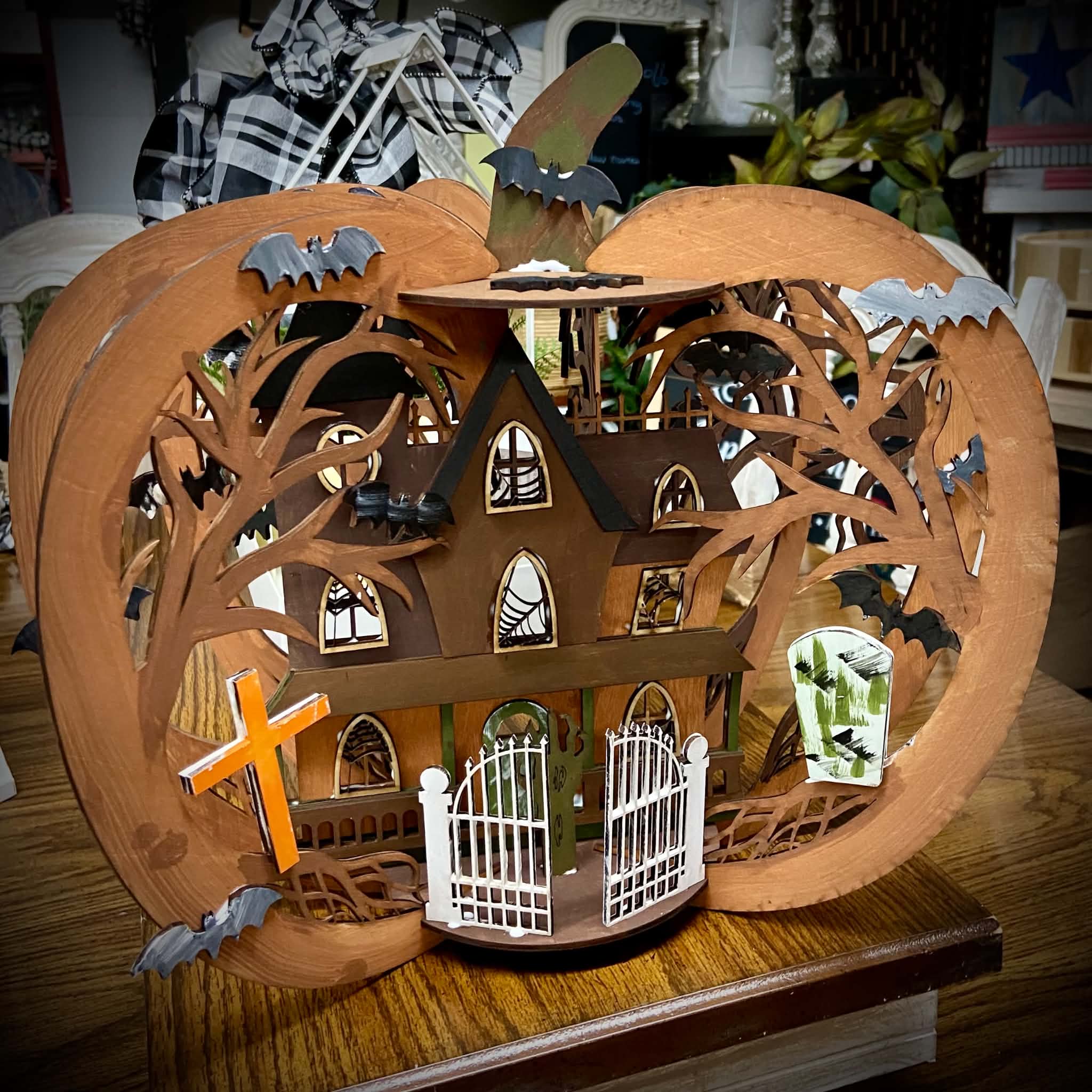 Spooky 3D Pumpkin Sip n' Paint
